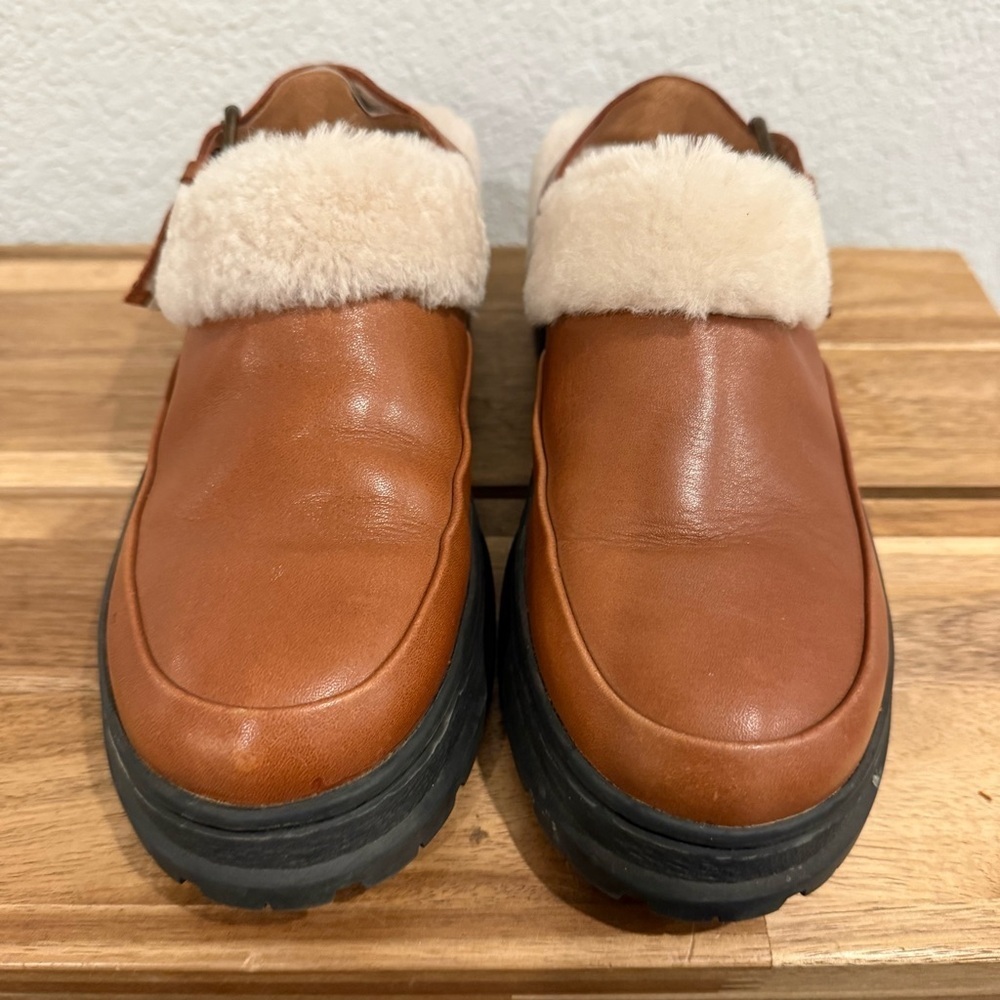 Madewell- The Sherling Sigrid Slingback Shearling Mule- Size 8 - Picture 3 of 9